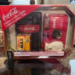 🔥Coca Cola 2000 35MM Collectable Camera with Tin and Certificate of Authenticity